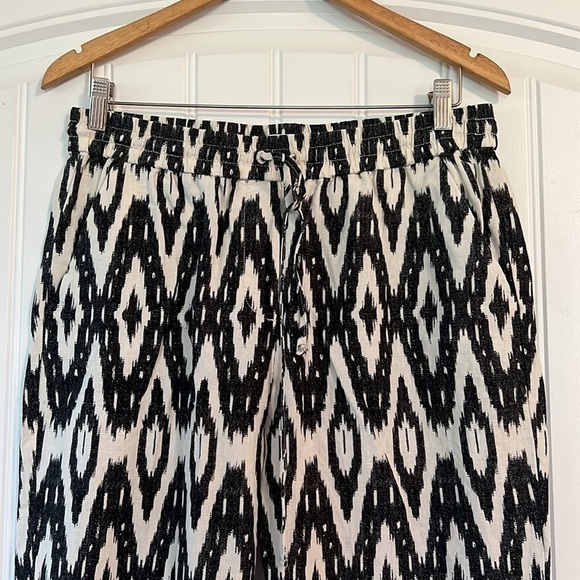 J Crew LINEN Pull on Pants Size 6 - Picture 2 of 7